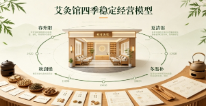 开艾灸馆怕淡旺季？艾灸养生馆加盟，解锁四季稳定盈利模式